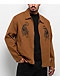 Ed Hardy Panthers Cognac Work Jacket - Thumbnail image 2 of 5