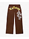Ed Hardy Phoenix Brown Wide Leg Sweatpants - Thumbnail image 2 of 2
