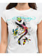 Ed Hardy Phoenix Ivory Cap Sleeve Crop T-Shirt - Thumbnail image 3 of 4