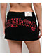 Ed Hardy Rhinestone Dragons Black Denim Cutoff Mini Skirt - Thumbnail image 6 of 12