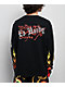 Ed Hardy Rhinestone Tiger Flames Black Long Sleeve T-Shirt - Thumbnail image 2 of 5