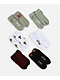 Ed Hardy Rose Cross 6 Pack Ankle Socks - Thumbnail image 2 of 2