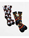 Ed Hardy Rose Flame Skull Black 2-Pack Crew Socks - Thumbnail image 1 of 3