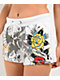 Ed Hardy Rose Heart Y2K White Sweat Shorts - Thumbnail image 3 of 8