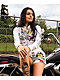 Ed Hardy Rose Heart Y2K White Sweat Shorts - Thumbnail image 9 of 9