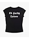 Ed Hardy Rose Rhinestone Cap Sleeve Black T-Shirt - Thumbnail image 6 of 6