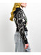 Ed Hardy Sacred Heart Black Crop Zip Hoodie - Thumbnail image 3 of 6