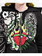 Ed Hardy Sacred Heart Black Crop Zip Hoodie - Thumbnail image 5 of 6