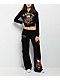 Ed Hardy Sacred Heart Black Crop Zip Hoodie - Thumbnail image 4 of 4