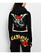 Ed Hardy Sacred Heart Black Crop Zip Hoodie - Thumbnail image 2 of 4