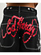 Ed Hardy Sacred Heart Black Wash Shorts - Thumbnail image 3 of 5