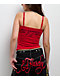 Ed Hardy Sacred Heart Cherry Crop Tank Top - Thumbnail image 2 of 4