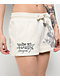 Ed Hardy Sacred Heart Ivory Sweat Shorts - Thumbnail image 5 of 5