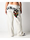 Ed Hardy Sacred Heart Ivory Wide Leg Sweatpants - Thumbnail image 3 of 8