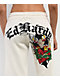 Ed Hardy Sacred Heart Ivory Wide Leg Sweatpants - Thumbnail image 5 of 8
