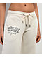 Ed Hardy Sacred Heart Ivory Wide Leg Sweatpants - Thumbnail image 6 of 8