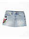 Ed Hardy Sacred Heart Light Wash Cutoff Mini Skirt - Thumbnail image 6 of 6