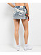 Ed Hardy Sacred Heart Light Wash Cutoff Mini Skirt - Thumbnail image 2 of 6
