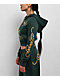 Ed Hardy Sacred Heart Rhinestone Green Cop Zip Hoodie - Thumbnail image 5 of 6