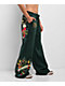 Ed Hardy Sacred Heart Rhinestone Green Wide Leg Sweatpants - Thumbnail image 6 of 8