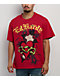 Ed Hardy Sacred Heart Rhinestone Red Boxy T-Shirt - Thumbnail image 1 of 4
