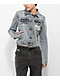Ed Hardy Screaming Tiger Light Blue Denim Jacket - Thumbnail image 2 of 3
