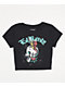 Ed Hardy Skull Butterfly Rhinestone Black Crop T-Shirt - Thumbnail image 5 of 8