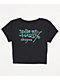 Ed Hardy Skull Butterfly Rhinestone Black Crop T-Shirt - Thumbnail image 7 of 8