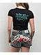 Ed Hardy Skull Butterfly Rhinestone Black Crop T-Shirt - Thumbnail image 2 of 8