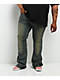 Ed Hardy Skull Crosses Blue Wash Bootcut Jeans - Thumbnail image 4 of 8
