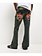 Ed Hardy Skull Crosses Blue Wash Bootcut Jeans - Thumbnail image 1 of 8