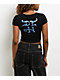 Ed Hardy Skull Crosses Rhinestone Black Crop T-Shirt - Thumbnail image 2 of 4