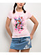 Ed Hardy Skull Flower Rhinestone Pink Crop T-Shirt  - Thumbnail image 1 of 4