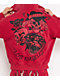 Ed Hardy Skull Flowers Red Zip Hoodie - Thumbnail image 2 of 3