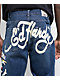 Ed Hardy Skull Heart Indigo Loose Fit Jeans - Thumbnail image 6 of 10