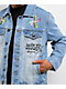 Ed Hardy Skull Light Blue Wash Denim Jacket - Thumbnail image 3 of 4