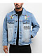 Ed Hardy Skull Light Blue Wash Denim Jacket - Thumbnail image 2 of 4