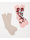 Ed Hardy Skull Pink & Waffle 2 Pack Crew Socks - Thumbnail image 1 of 2