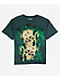 Ed Hardy Skull Snakes Rhinestone Hunter Green T-Shirt - Thumbnail image 5 of 6