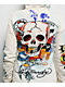 Ed Hardy Skulls Ivory Zip Hoodie - Thumbnail image 5 of 8