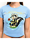 Ed Hardy Skunk Powder Blue Crop T-Shirt - Thumbnail image 3 of 3