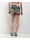 Ed Hardy Snake Hearts Black Cutoff Denim Mini Skirt - Thumbnail image 2 of 4