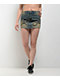 Ed Hardy Snake Hearts Y2K Tint Cutoff Denim Mini Skirt - Thumbnail image 1 of 4