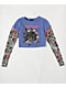 Ed Hardy Swallow 2fer Midnight Long Sleeve Crop T-Shirt - Thumbnail image 4 of 5