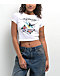 Ed Hardy Swallow Bird White Crop T-Shirt - Thumbnail image 1 of 3