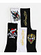 Ed Hardy Tattoo 5 Pack Crew Socks - Thumbnail image 2 of 2