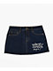 Ed Hardy Tattoo Collage Dark Denim Cutoff Mini Skirt - Thumbnail image 5 of 5