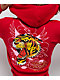 Ed Hardy Tiger Cloud Red Crop Zip Hoodie - Thumbnail image 4 of 5