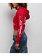 Ed Hardy Tiger Cloud Red Crop Zip Hoodie - Thumbnail image 5 of 5