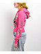 Ed Hardy Tiger Crown Pink Crop Zip Hoodie - Thumbnail image 3 of 7